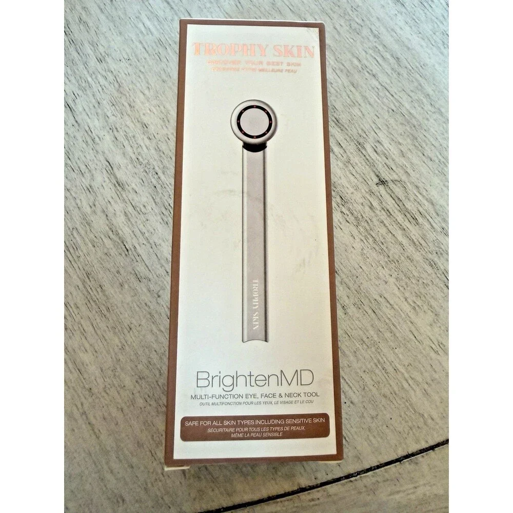 Trophy Skin BrightenMD Eye Face Neck Beauty Tool Tested New in Box Tested